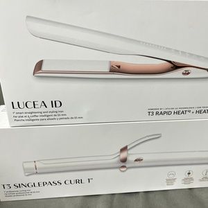 Curling and Flat Iron Set